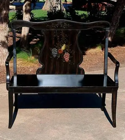Pulaski Furniture Hand-Painted Italian Accent Bench
