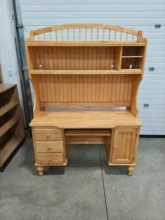 Gorgeous Solid Maple Computer Desk