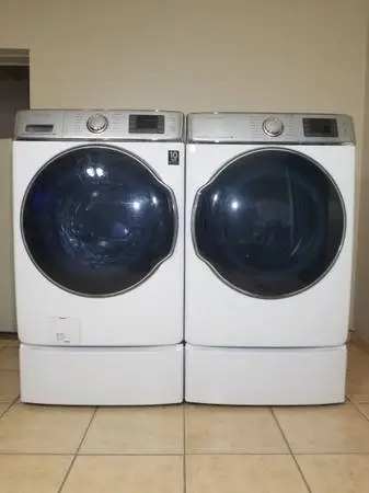 Jumbo Capacity Samsung Washer And Electric Dryer Free Deliver And Install 6 Mont