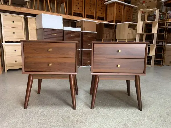 Mid Century Modern Nightstands /End Side Tables set ( Brand New )#10
