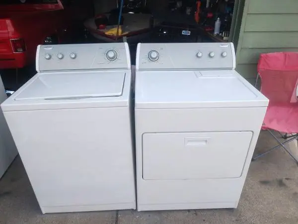 Whirlpool washer dryer set