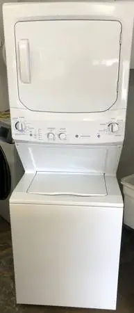 GE Laundry Center Washer and Gas Dryer Stackable Combo