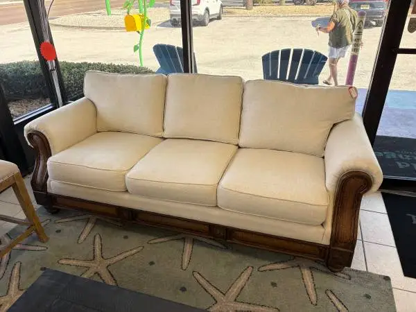 Cream Tommy Bahama Style Sofa