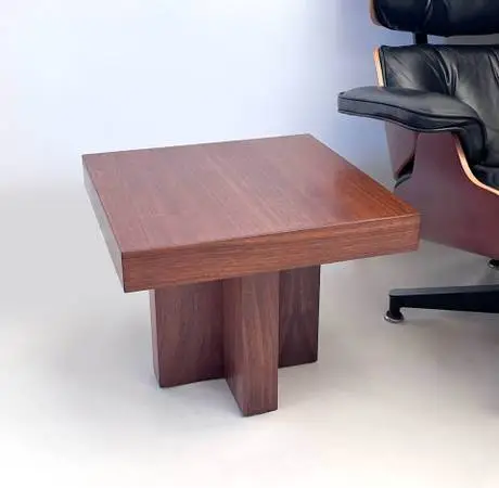 Vintage MCM Cruciform Side Table by Milo Baughman Mid Century Modern