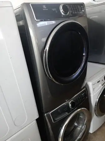 ★Electrolux gray stackable front load washer and dryer set