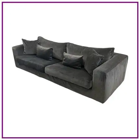 Limn Italia Charcoal Gray Sofa