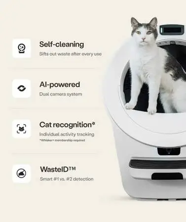 Whisker’s iRobot - Cat Litter Box Pro 5