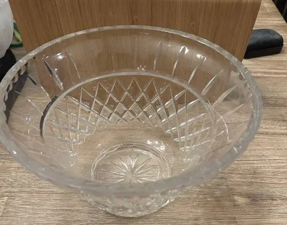 Bowl - cut glass