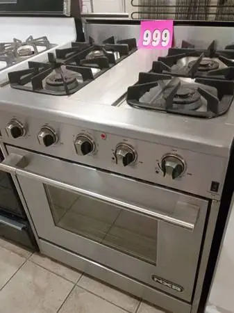 30” NXR RANGE OVEN COMERCIAL 4 BURNERS STAINLESS STEEL FOR SALE