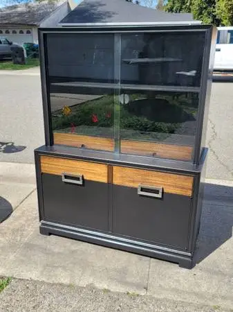 Small mid-century hutch