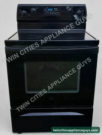 Whirlpool 30-Inch Black Self-Cleaning Electric Range — $150