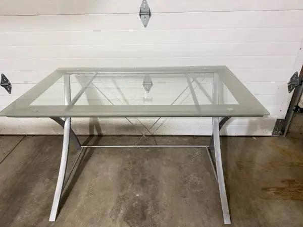 Glass Top Desk