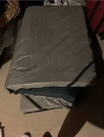 New thick Mattress topper memory foam covered with faux leather