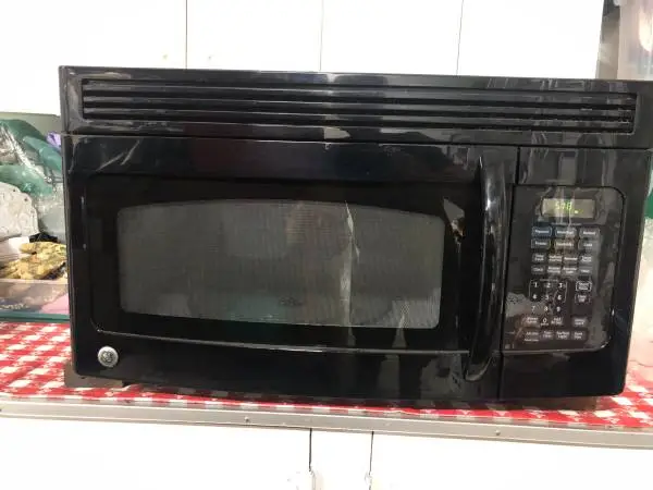 GE over the range microwave oven