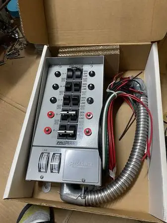 Manual generator transfer switches for portable generators, 51410C