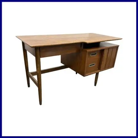 Hooker Furniture Mainline Collection Two-tiered Walnut Desk
