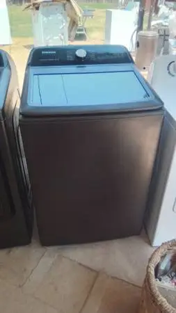 Nice colored Samsung washer and dryer set
