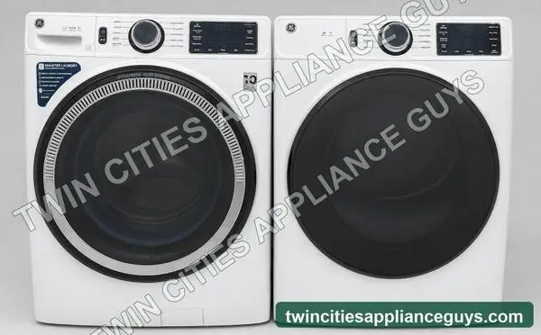 GE 4.8/7.8 Cu Ft Smart Washer and Electric Dryer Set — $500