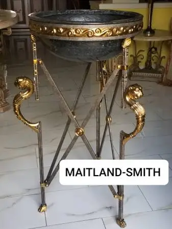 RARE Maitland Smith Neoclassical Egyptian Revival Planter Jardiniere