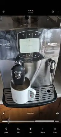 Saeco Incanto Sirius Super Automatic Espresso Maker