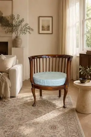 Barrel vintage chair
