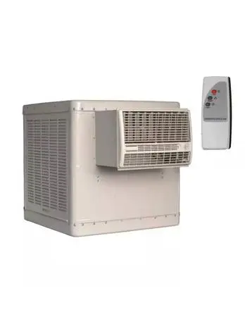 CHAMPION Cooler - 4700 CFM 2-Speed Window Evaporative Cooler for 1600 sq. ft. (w