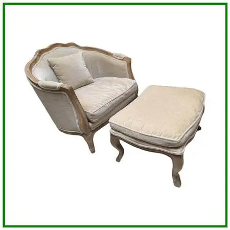 Zentique For Wisteria Maison Love Chair + Ottoman