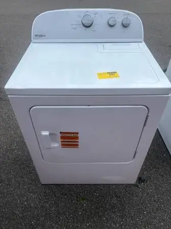 Whirlpool dryer new scratch and dent