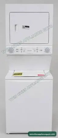 Frigidaire 3.9/5.5 Cu Ft Electric Laundry Center — White — $500