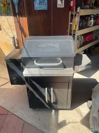 Traeger wood pellet smoker
