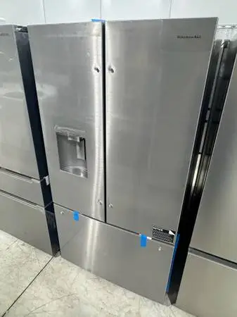 KitchenAid - 30 Cu. Ft. French Door Refrigerator with Exterior Water and Ice - S
