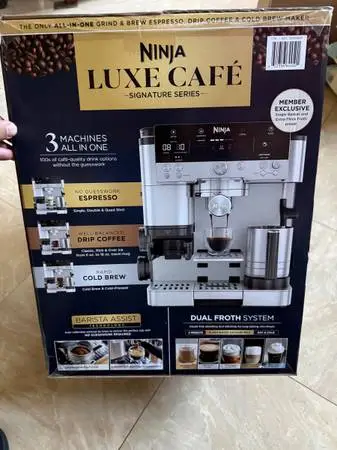 Ninja Luxe Café 3-in-1 Espresso/Drip Coffee/Cold Brew