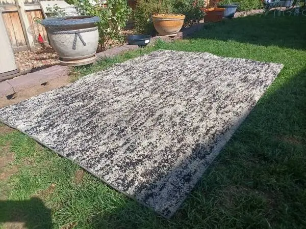 Multi Silver HEAVY Area Carpet Rug 60 x 84