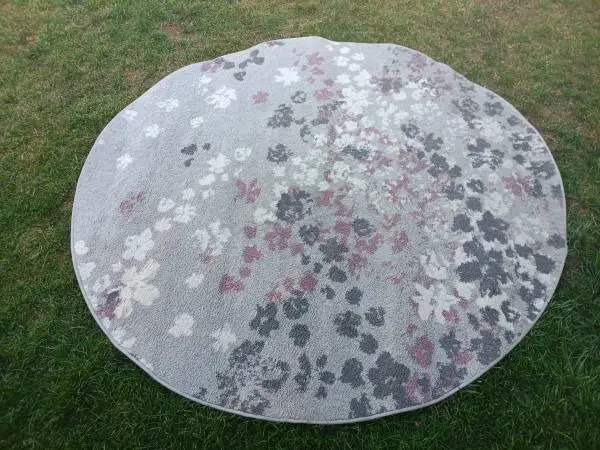 Safavieh Adirondack Grey Purple 66 Round Carpet Area Rug Turkish