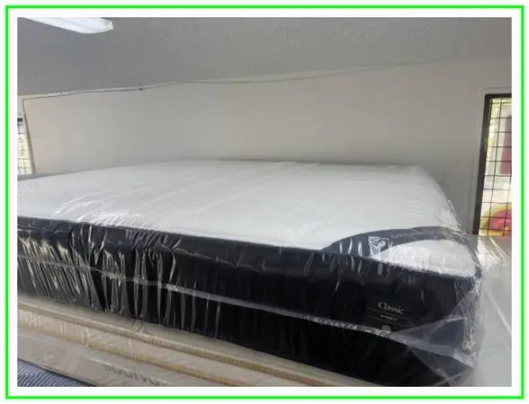 KING SIZE DREAMCLOUD CLASSIC HYBRID MATTRESS & BOXES BED
