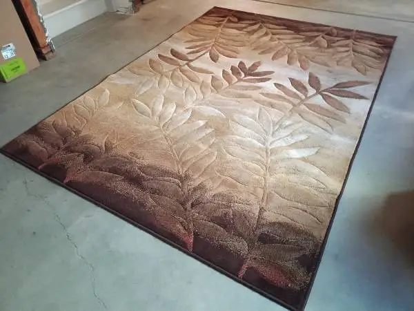 Shadows collection Brown Carpet Area Rug 90 x 63