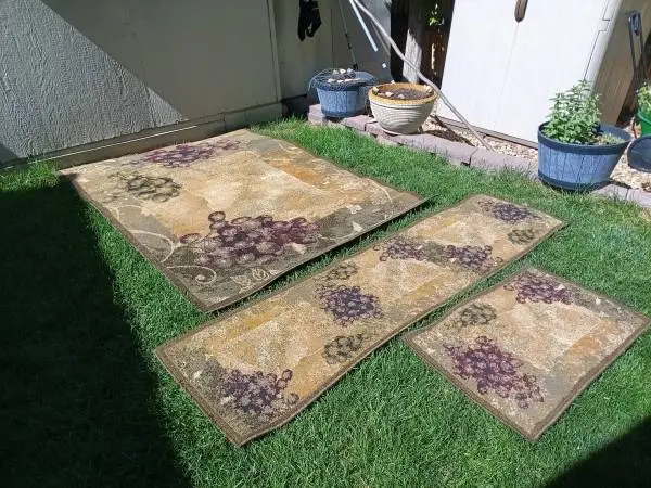 Set of 3 Affinity Vineyard Turkish Carpets Rugs Runners