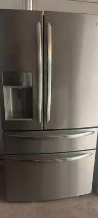 Frigidaire Refrigerator Stainless 4 Door Counter Deep.