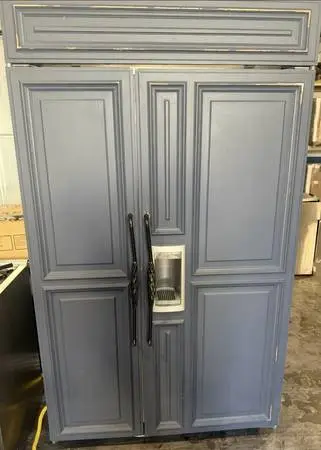 Subzero 2017 Model Panel Ready 48” Wide Fridge Built In Ice/Water Make