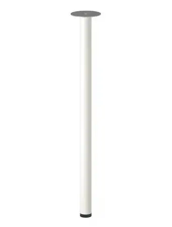 IKEA WHITE 4 TABLE METAL LEGS