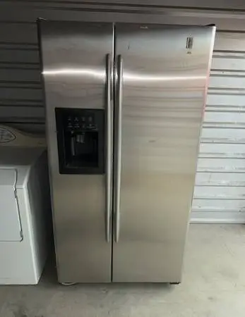 GE Stainless Steel Refrigerator And Freezer