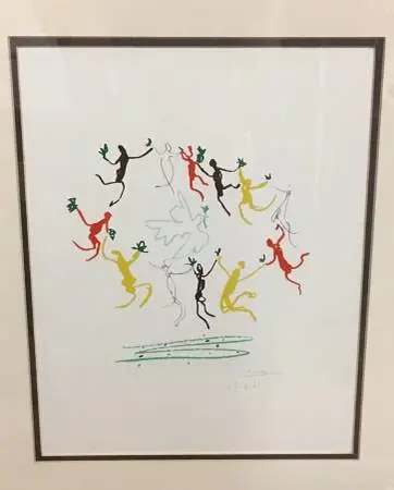 Vintage Picasso La Ronde de la Jeunesse Litho