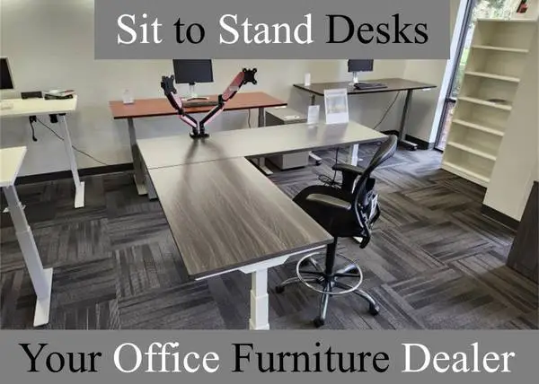 Sit Stand Desk | Adjustable Height Desk | Electric Rising Desks