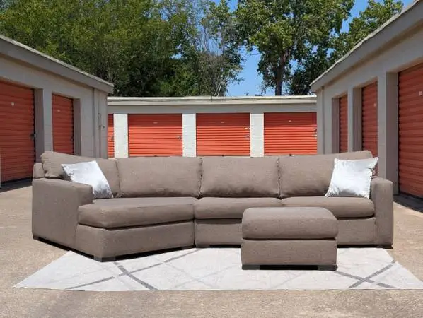 *FREE DELIVERY!* JONATHAN LOUIS CUDDLER SECTIONAL SOFA w/OTTOMAN! Like New!!