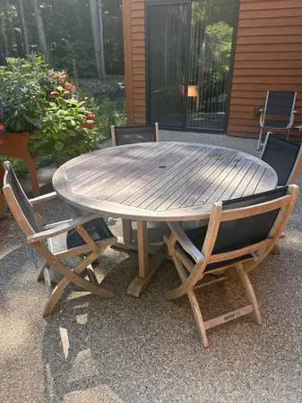 Patio Teak Table & Chairs