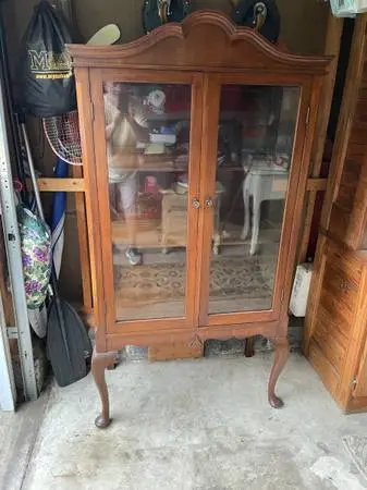 Antique Hutch or Display Cabinet
