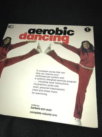 🎵🩰 VINTAGE AEROBIC DANCING – LP Record Album + Instruction Booklet