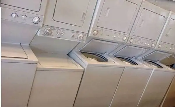 Stackable washer and dryer combo
