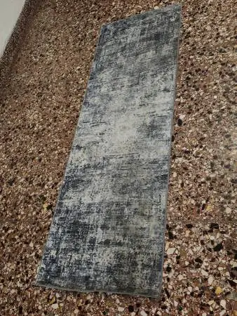 Low Pile Skid Resistant Washable Accent Runner Rug 72 L x 24 W
