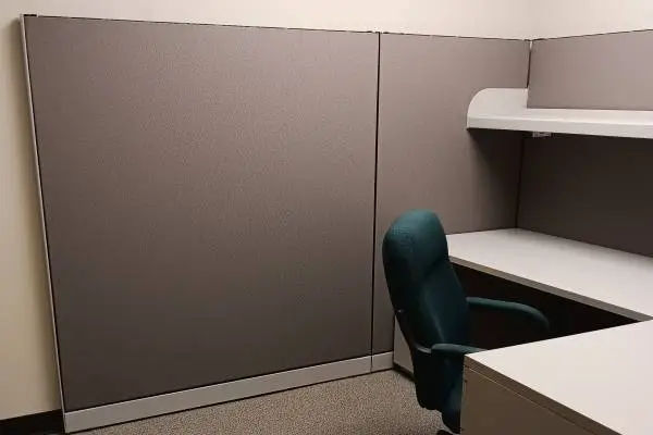 Tall,Steelcase Cubicle Partitions-Wall Panels,67 High,60W,Gray
